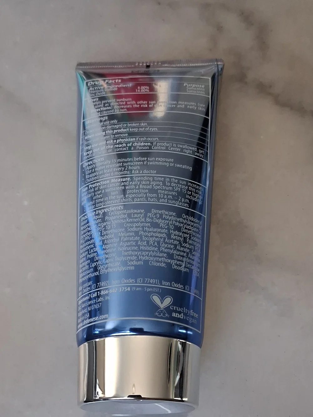 Dr Denese Tinted Defense Day Cream SPF 40  'RICH' NWOB
